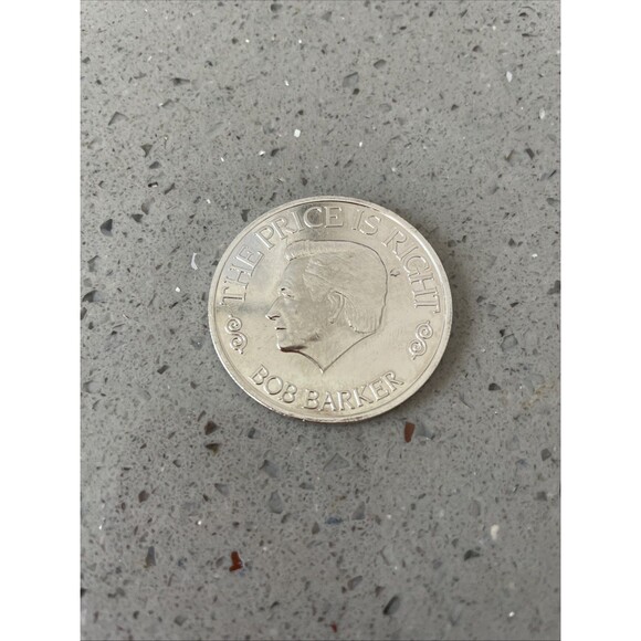 The Price Is Right Bob Barker Silver Coin from the Balance Game - Picture 1 of 5